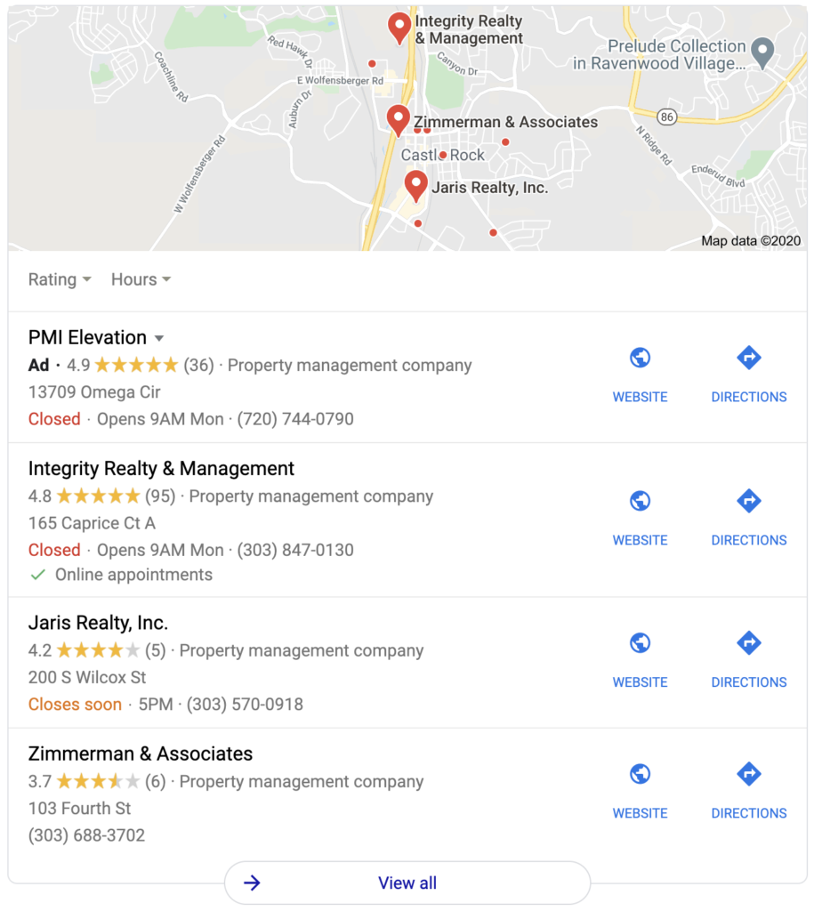 Local SEO Listing